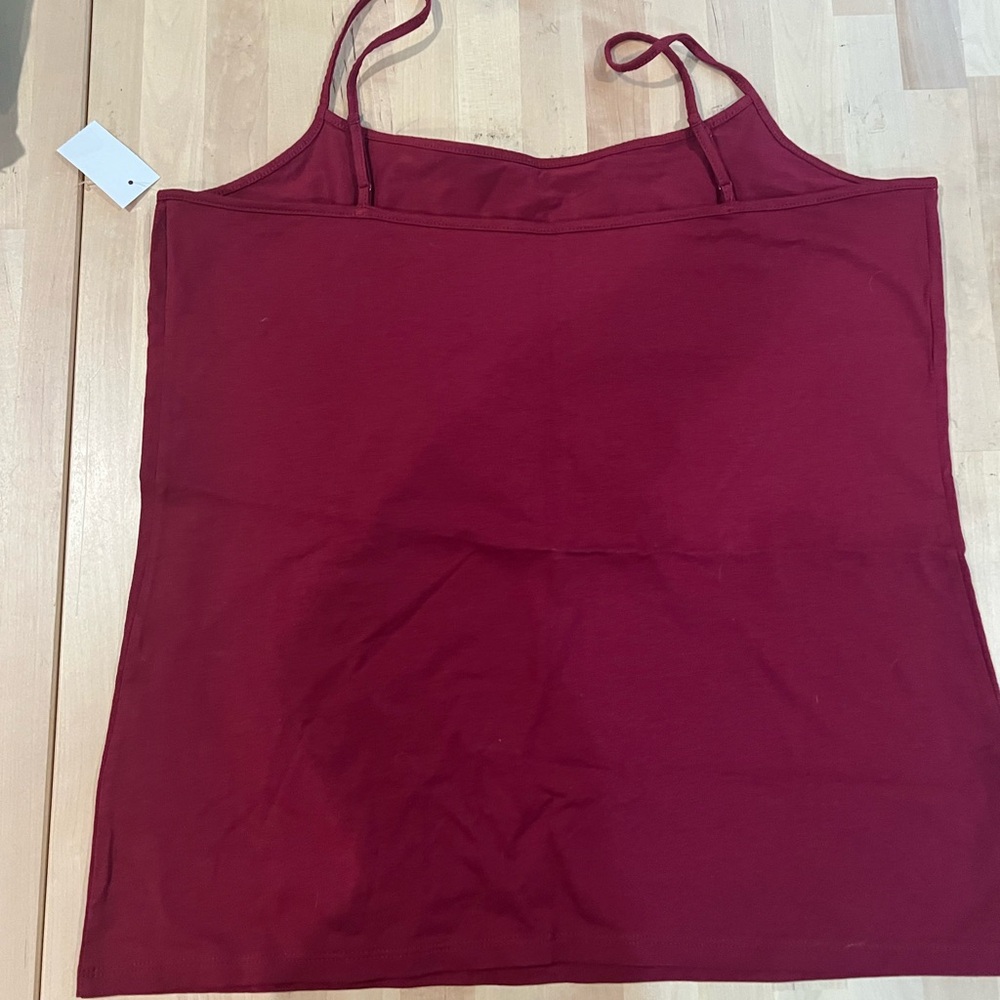 Ann Taylor Burgundy Tank Top XL camisole